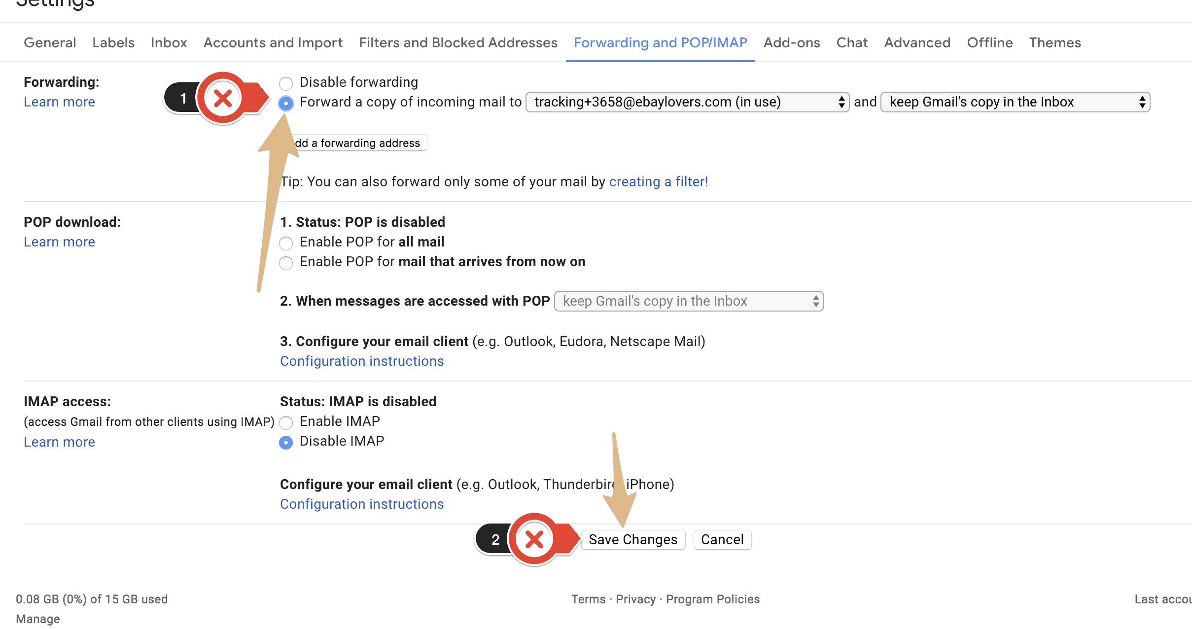 How to Forward Your Tracking Emails to Your Unique Tracking Email?